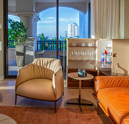 Fisher Island, Miami, il debutto di Poltrona Frau