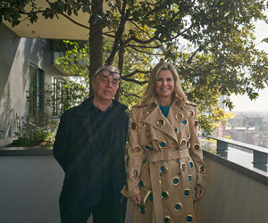 La Regina Maxima d'Olanda in visita al Bosco Verticale con l'architetto Stefano Boeri